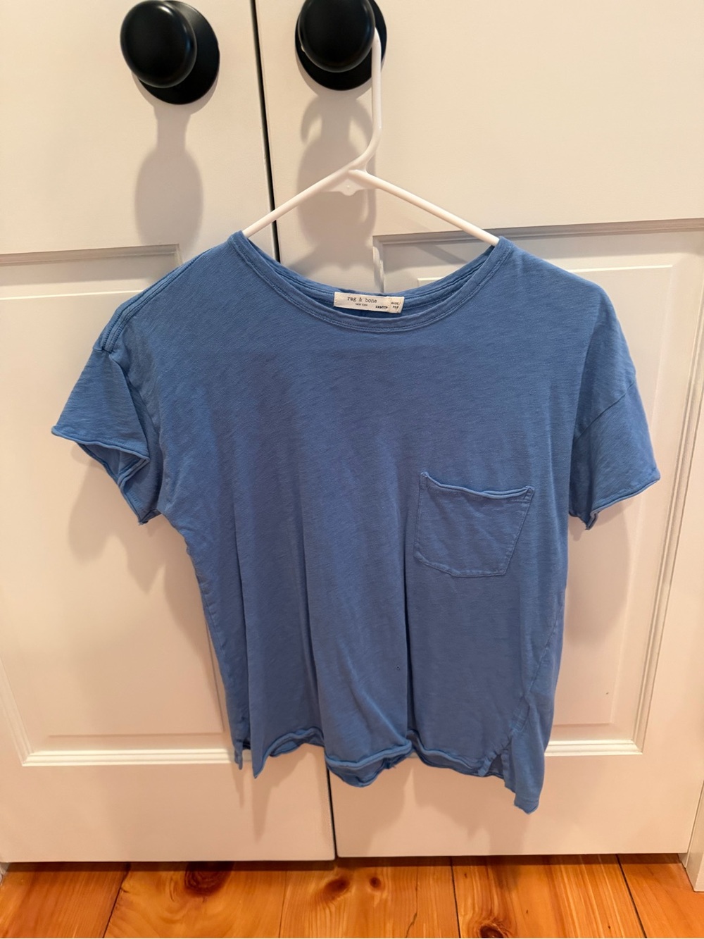 Light Blue Pocket T‑Shirt